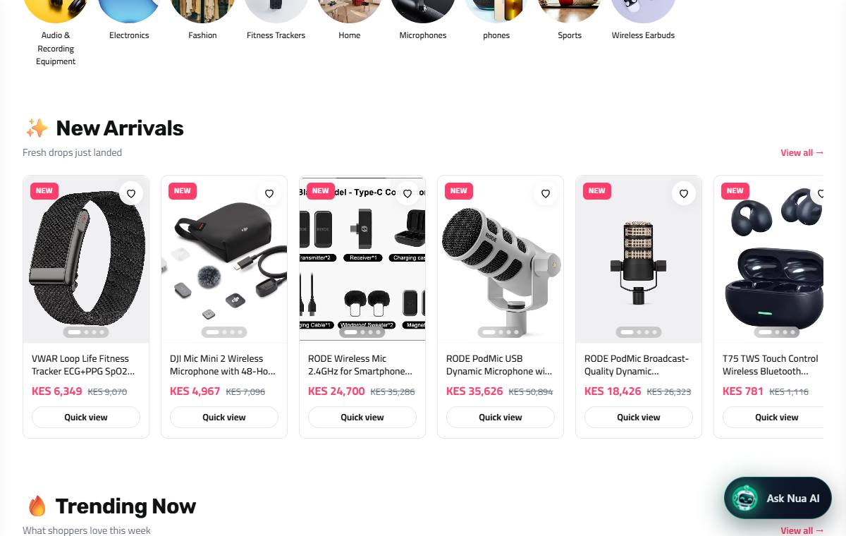 NunuaNow product listing